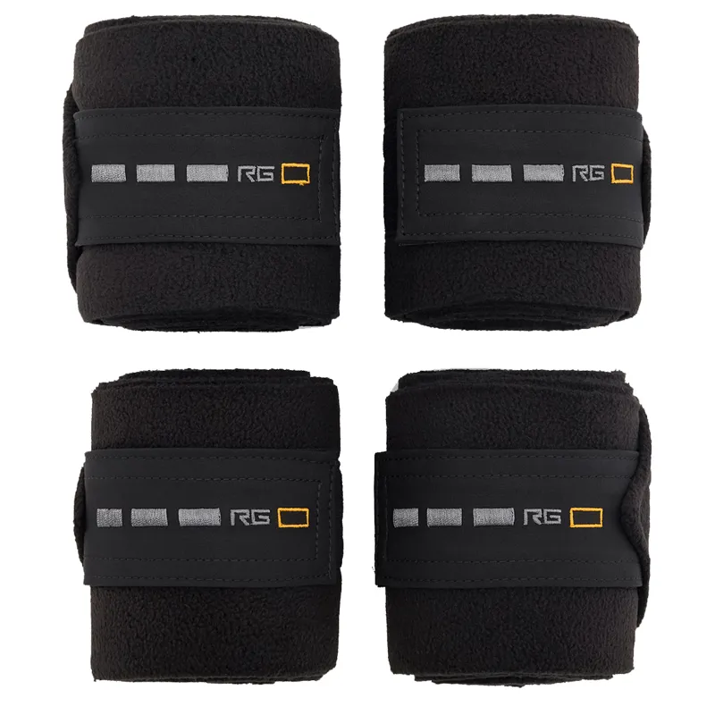 Riders Gene Fleece Bandages - Black