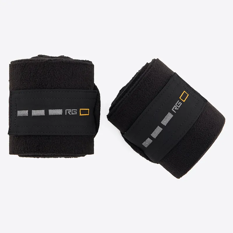 Riders Gene Fleece Bandages - Black-1