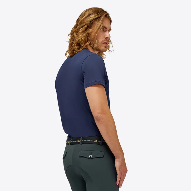 Riders Gene Cotton Mens T-Shirt - Royal Blue-2