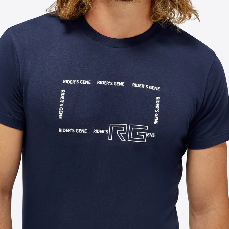 Riders Gene Cotton Mens T-Shirt - Royal Blue-1
