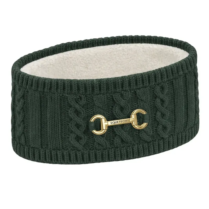 Equetech Waterproof Knitted Headband - Alpine Green