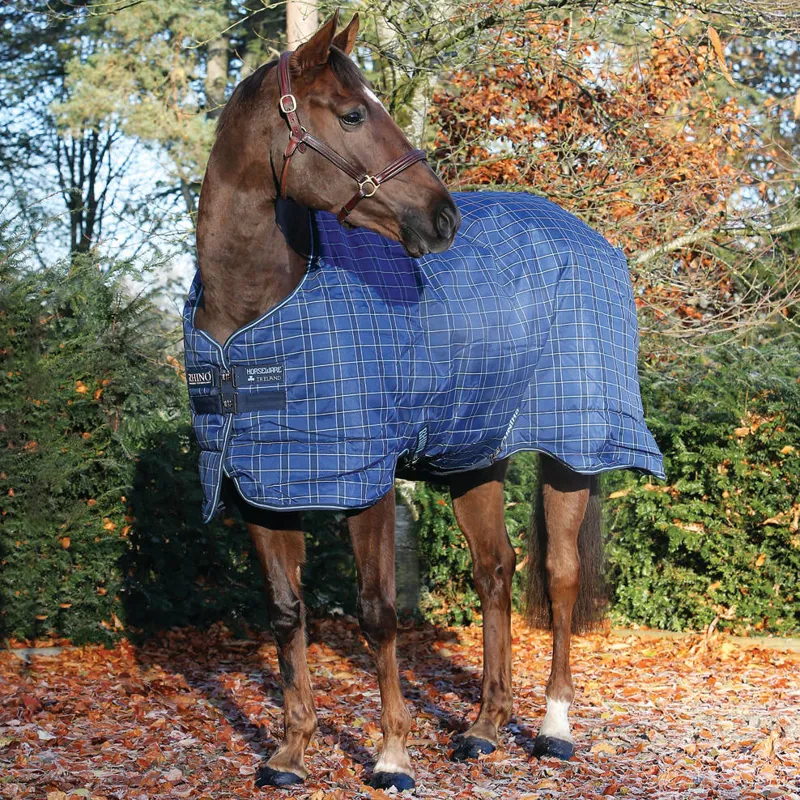Rhino Stable Original Medium 200g Rug Navy/Cream