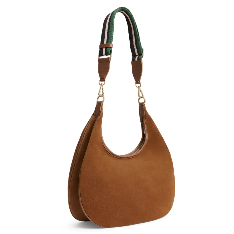 Fairfax and Favor Richmond Hobo Bag - Tan Suede-8