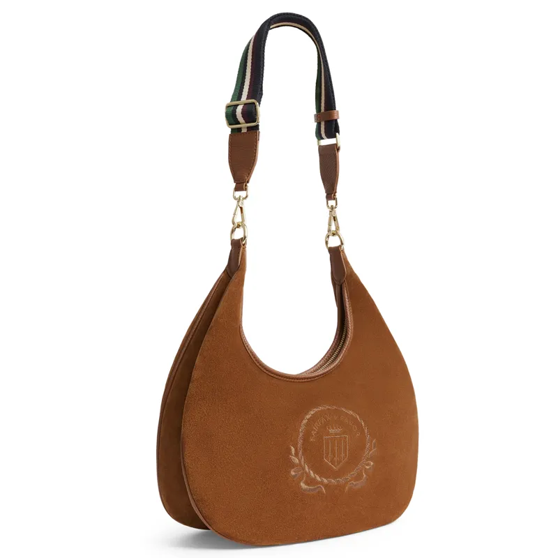 Fairfax and Favor Richmond Hobo Bag - Tan Suede-7