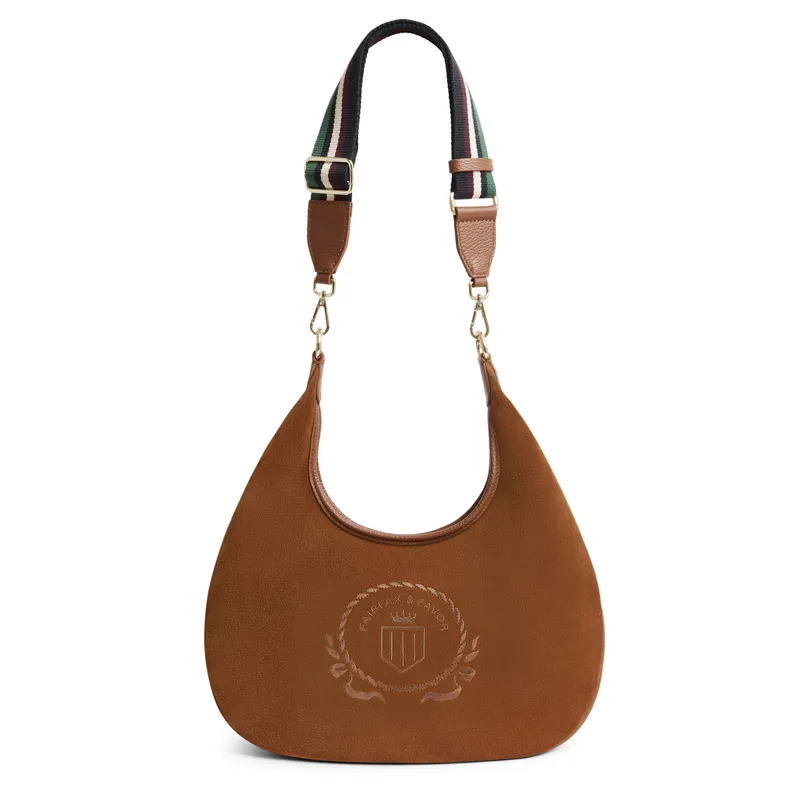 Fairfax and Favor Richmond Hobo Bag - Tan Suede-6