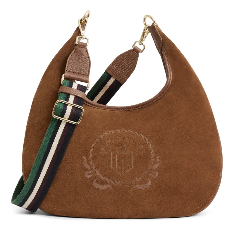 Fairfax and Favor Richmond Hobo Bag - Tan Suede