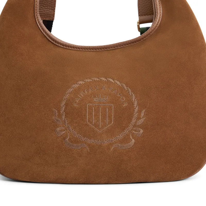 Fairfax and Favor Richmond Hobo Bag - Tan Suede-3