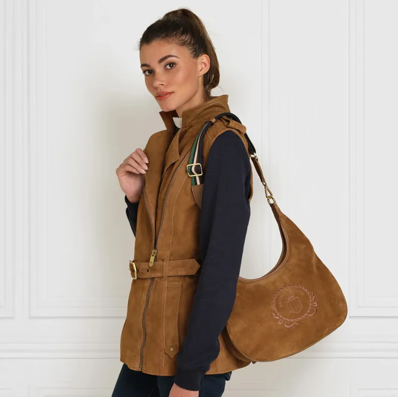 Fairfax and Favor Richmond Hobo Bag - Tan Suede-10