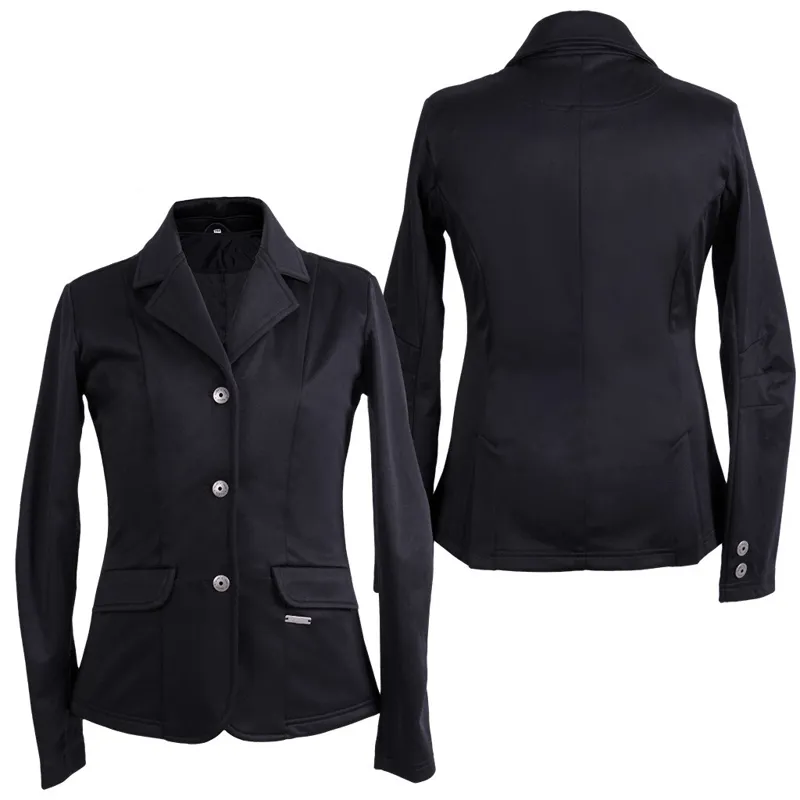 QHP Robin Junior Unisex Show Jacket - Black