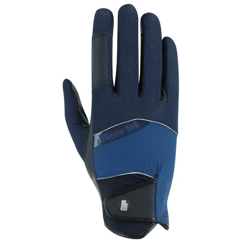 Roeckl Millero Adults Riding Gloves - Navy Night