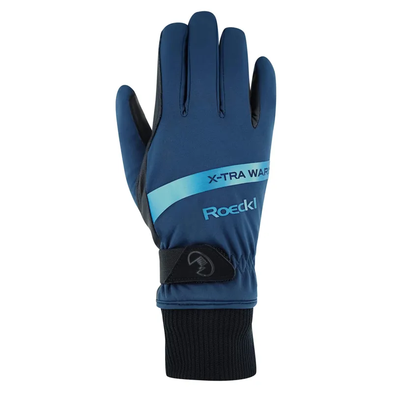 Roeckl Wynne Winter Adults Riding Gloves - Dress Blue
