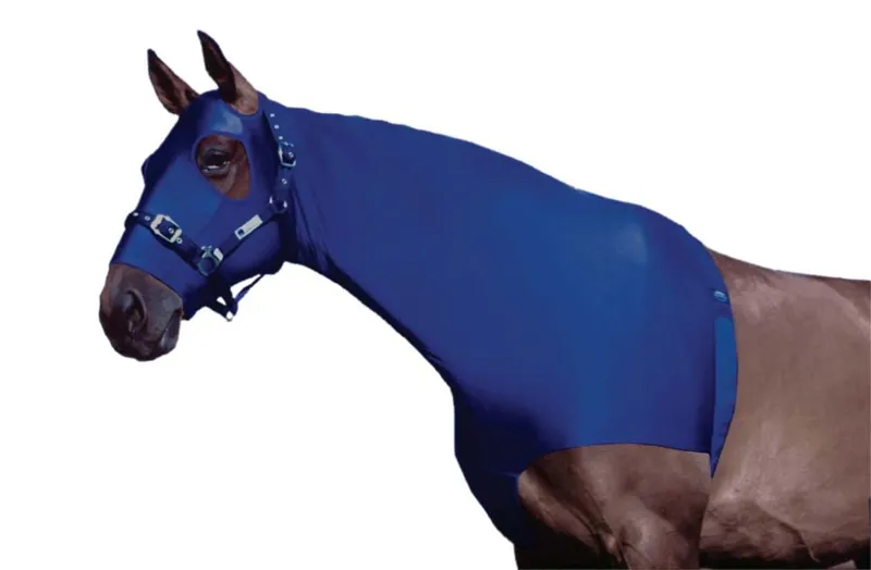 Roma Lycra Hood with Zip Navy