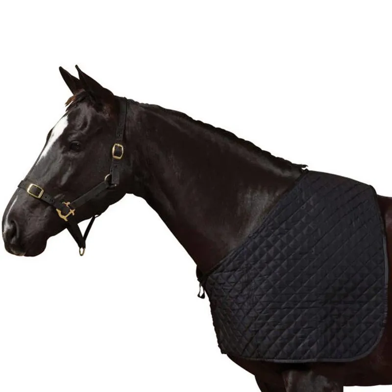 Roma Quilted Bib Shoulder Guard - Black