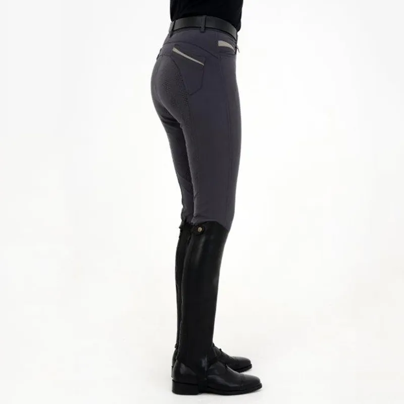 Rugged RG6 Full Grip Ladies Breeches - Grey