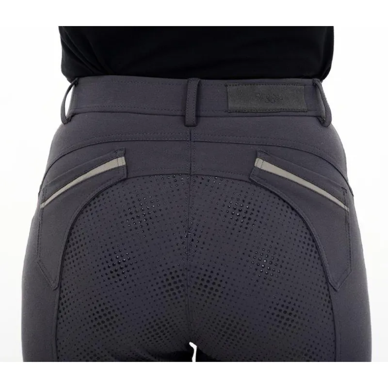 Rugged RG6 Full Grip Ladies Breeches Grey