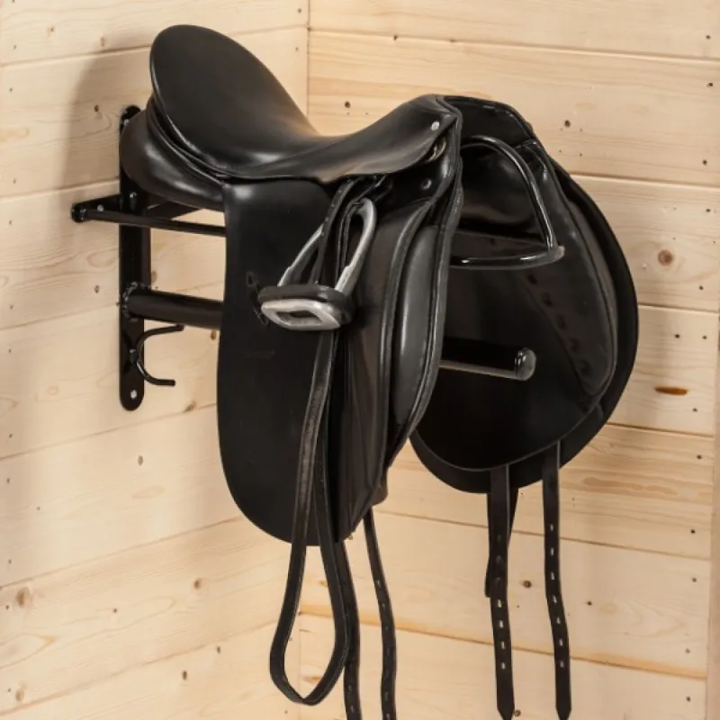 Stubbs Western Light Saddle Rack - Black-1