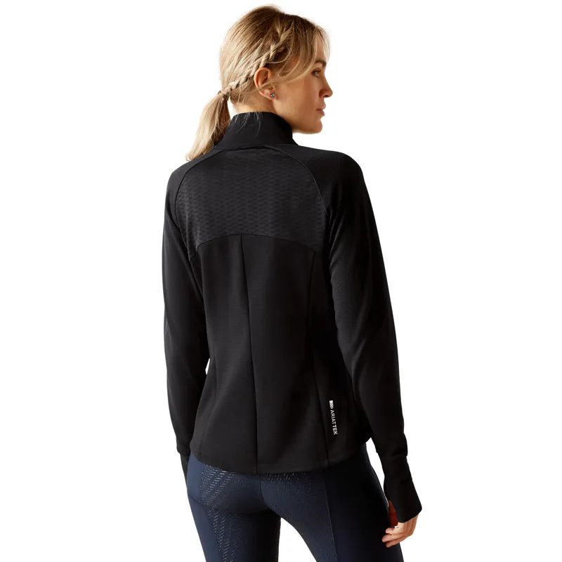 Ariat Bellatrix Full Zip Ladies Sweatshirt - Black-2