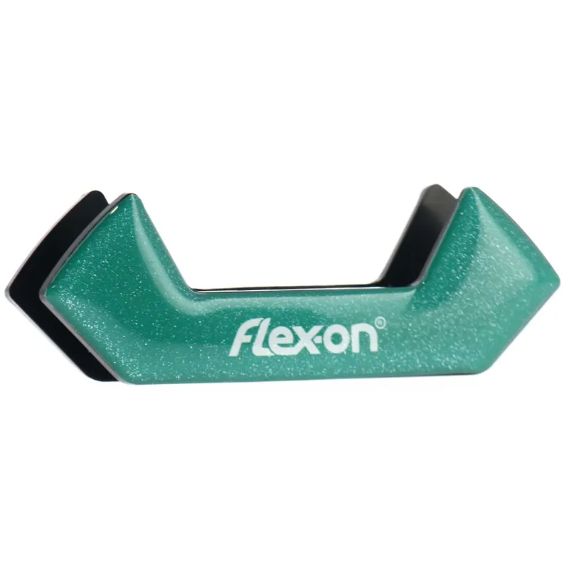 Flex-On Safe-on Silver-Range Stirrup Magnets - Irish Green Silver