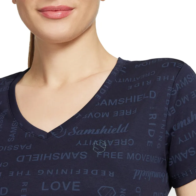Samshield Auxane 24 Ladies T-Shirt - Navy-1