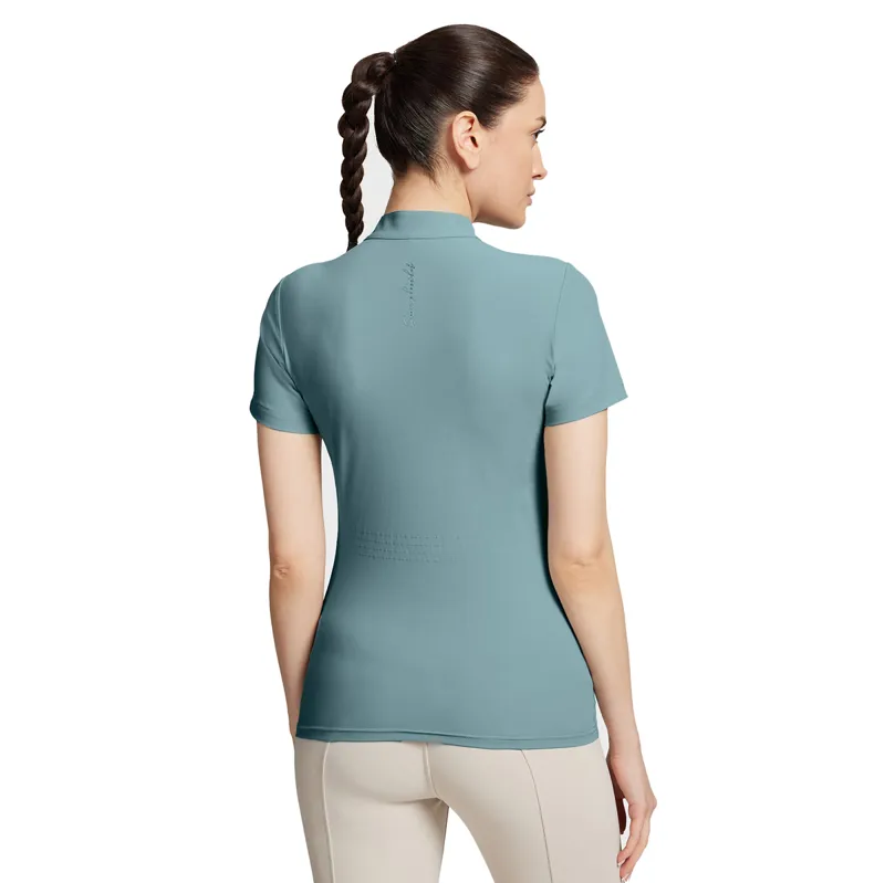 Samshield Bruna Short Sleeve Ladies Polo Shirt - Tourmaline-2