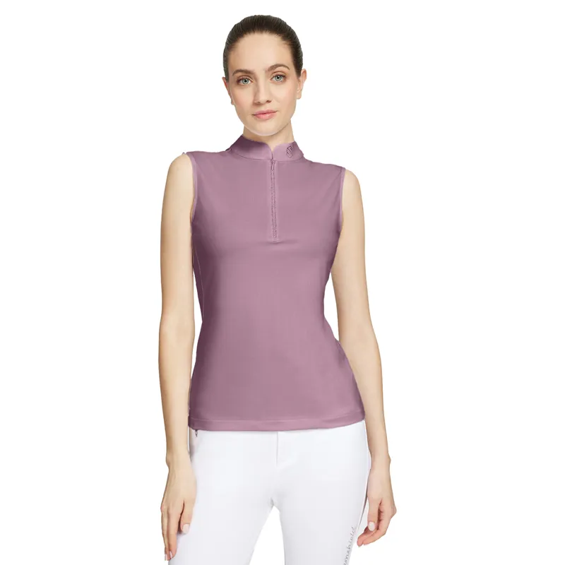 Samshield Bruna Sleeveless Ladies Polo Shirt - Blush Pink