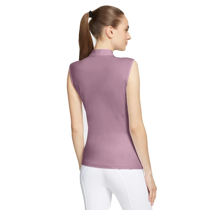 Samshield Bruna Sleeveless Ladies Polo Shirt - Blush Pink-7
