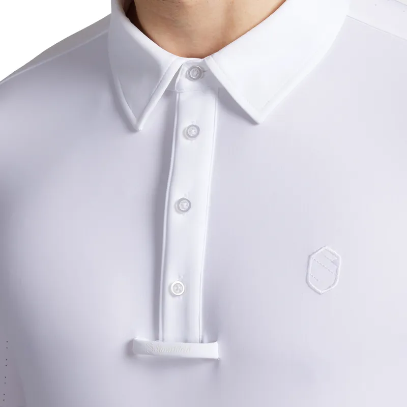Samshield Calvin Short Sleeve Mens Competition Shirt - White-6