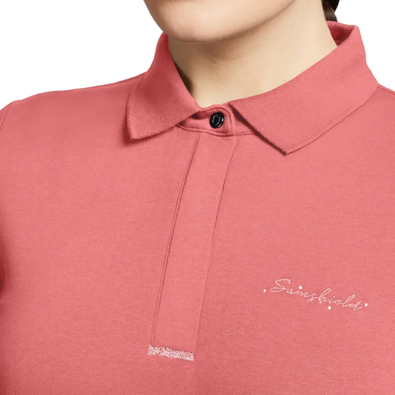 Samshield Celine Short Sleeve Ladies Polo Shirt - Pomelo-1