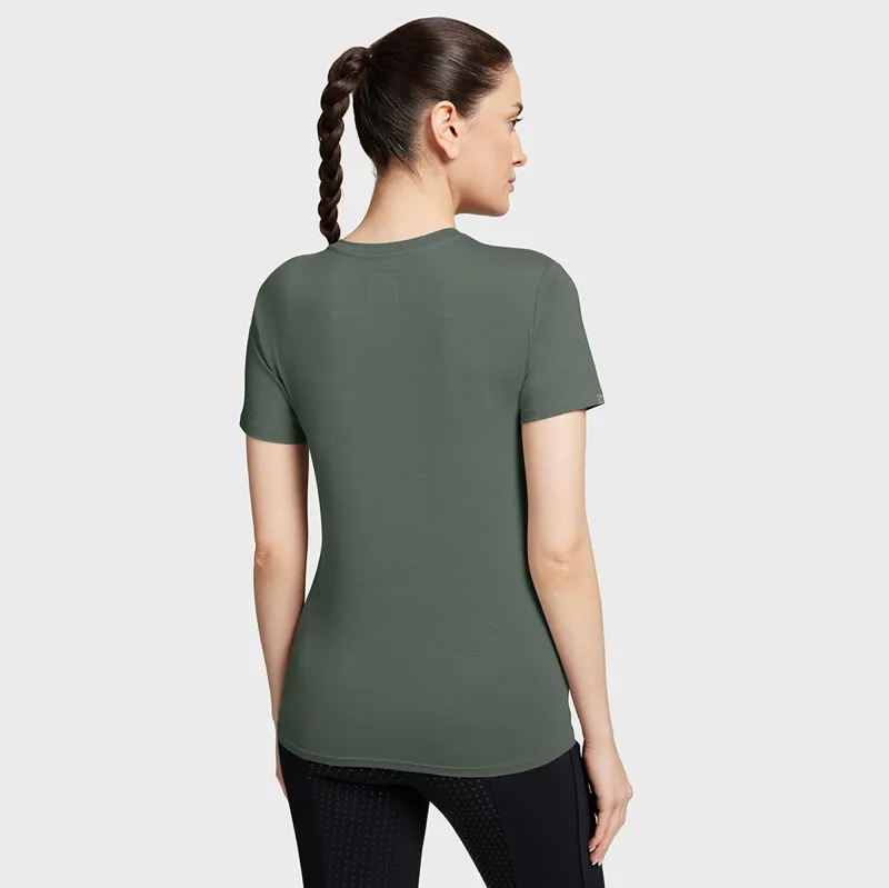 Samshield Albane Ladies Training Top - Dark Forest-2