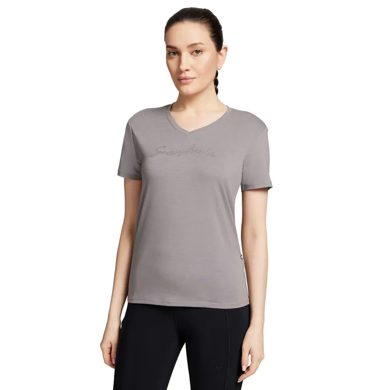 Samshield Albane Ladies Training Top - Light Grey