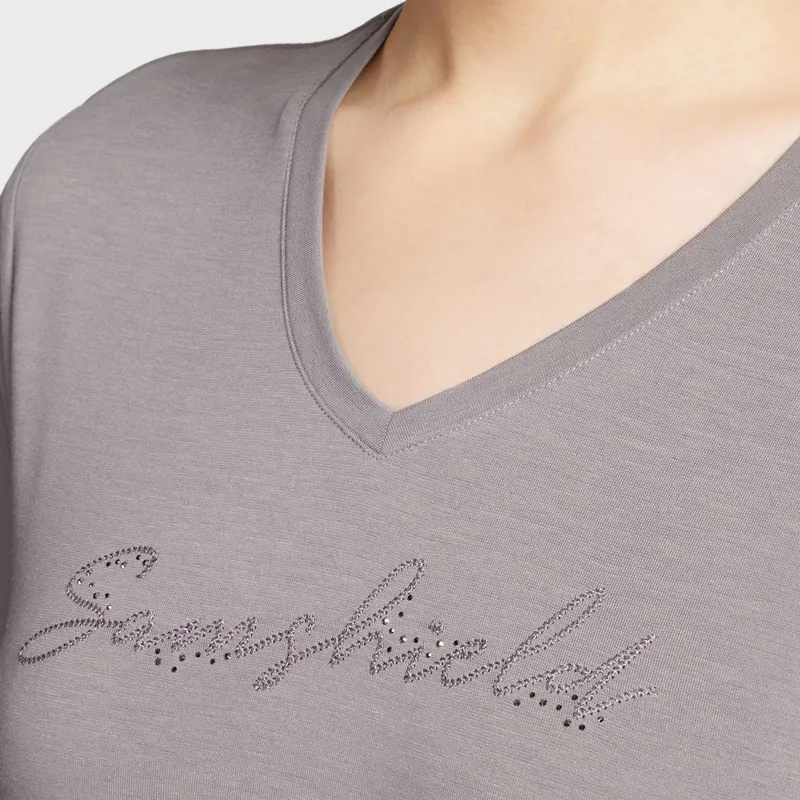 Samshield Albane Ladies Training Top - Light Grey-1