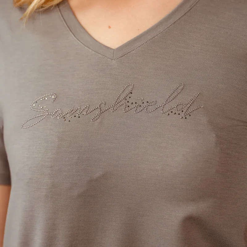 Samshield Albane Ladies Training Top - Light Grey-3