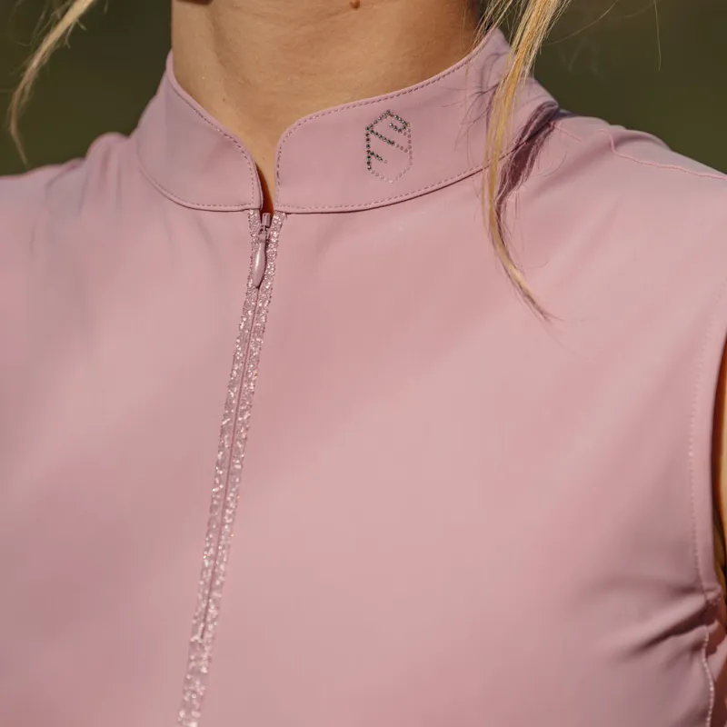 Samshield Bruna Sleeveless Ladies Polo Shirt - Blush Pink-4