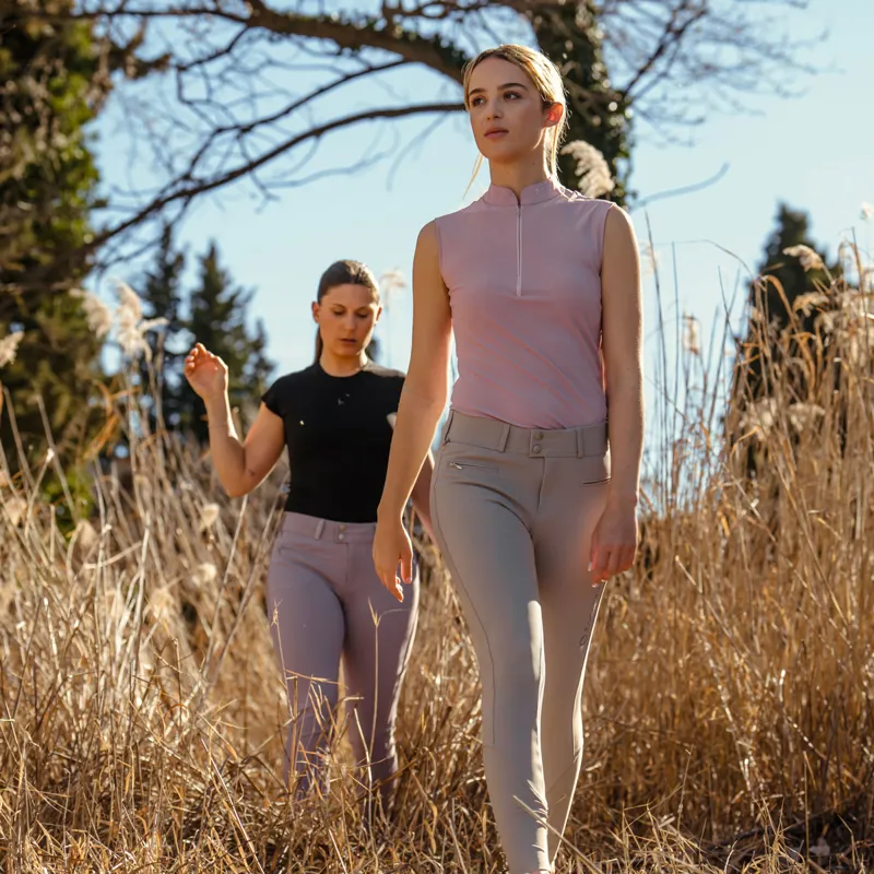 Samshield Bruna Sleeveless Ladies Polo Shirt - Blush Pink-1