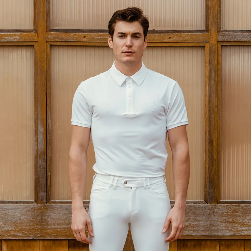 Samshield Calvin Short Sleeve Mens Competition Shirt - White-2