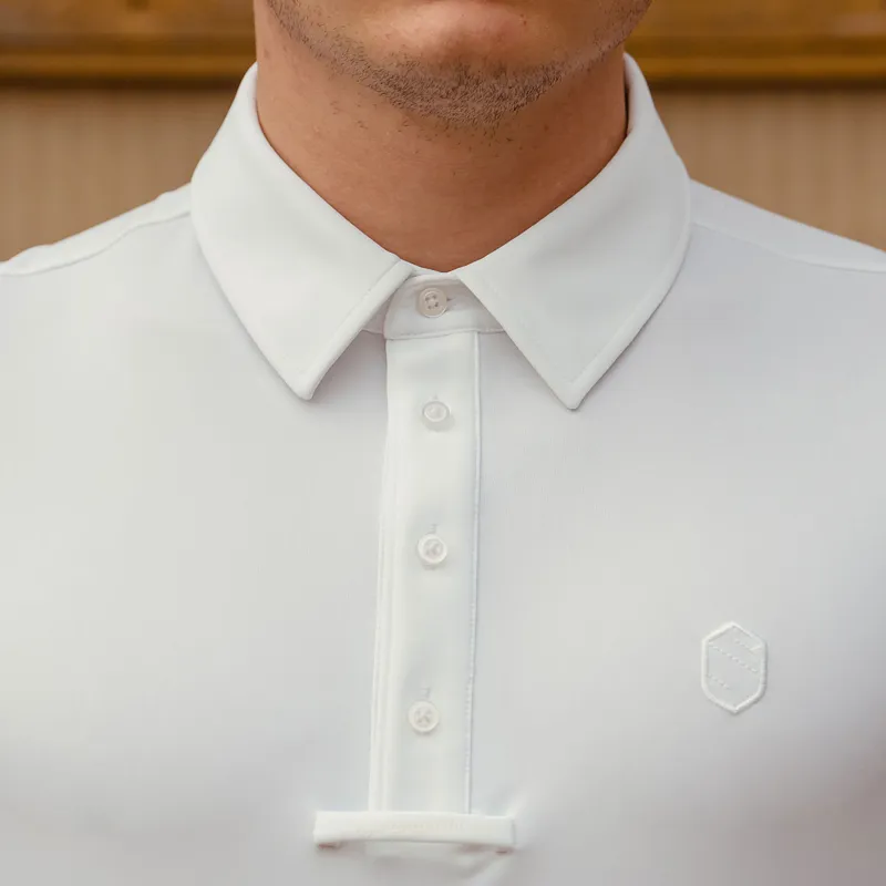 Samshield Calvin Short Sleeve Mens Competition Shirt - White-5