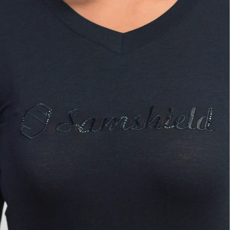 Samshield Axella Crystal Ladies Long Sleeve Top - Black -1