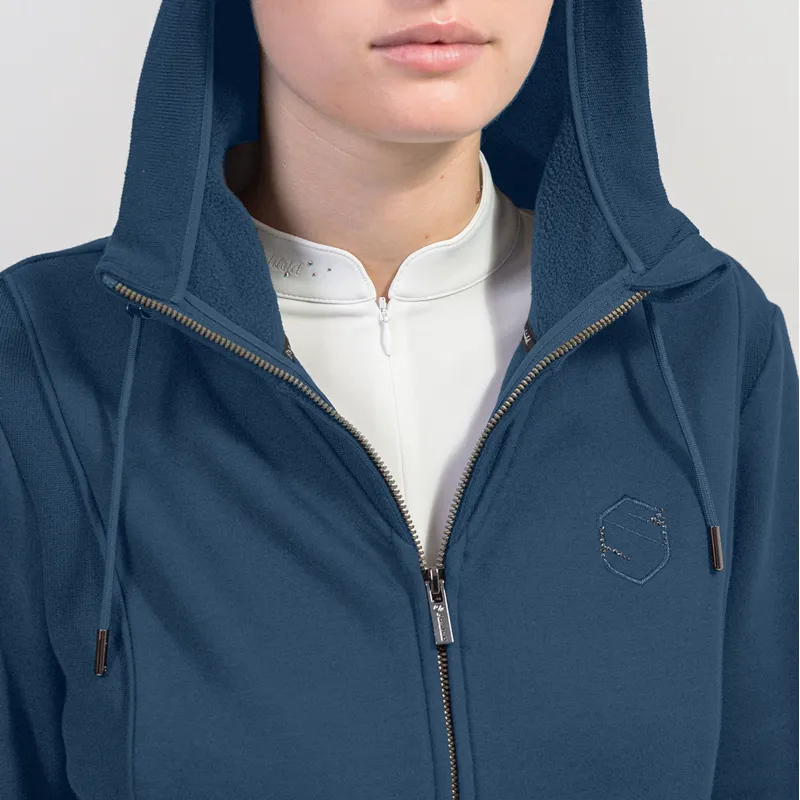 Samshield Bonita Ladies Zip Up Hoodie - Blue -2