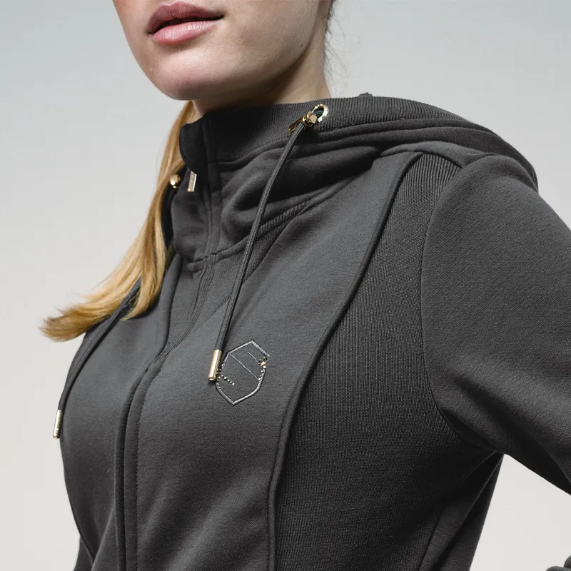 Samshield Bonita Ladies Zip Up Hoodie - Magnet/Champagne-2