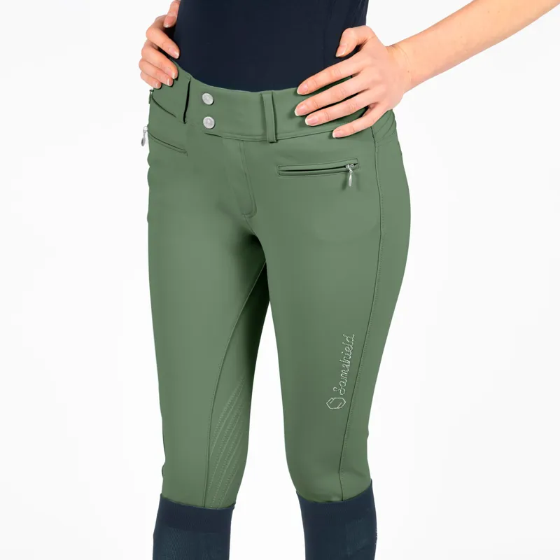 Samshield Clara Full Grip Ladies Breeches - Agave