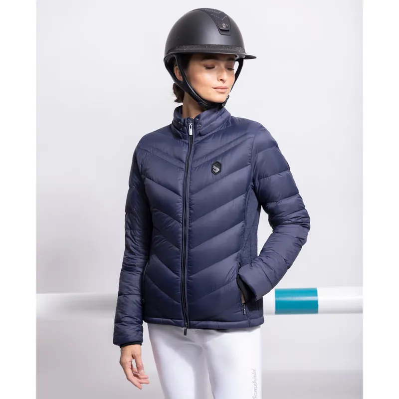 Samshield Courchevel Ladies Down Jacket - Navy/Black Chrome-2