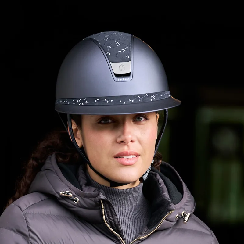 Samshield Miss Shield Shadowmatt 2.0 Crystal Leaf 5 Crystal Hat - Blue-10