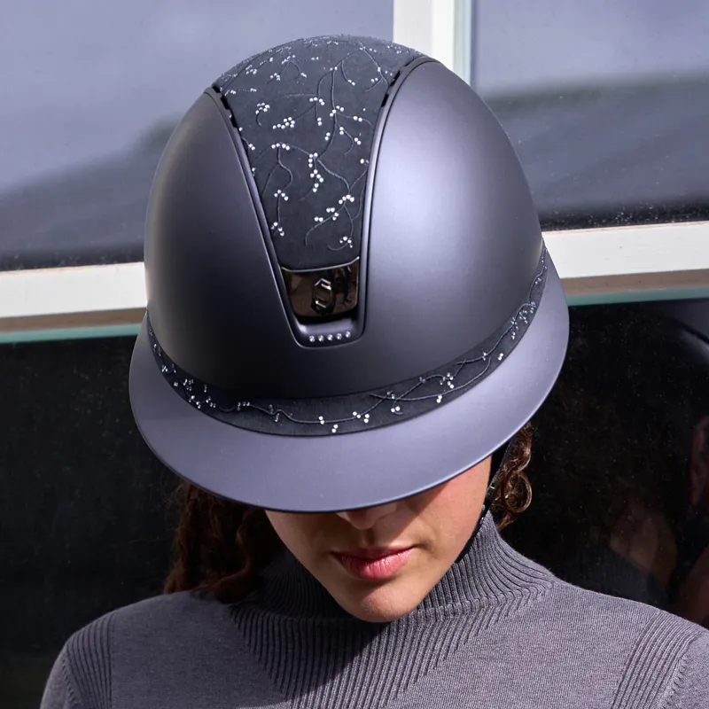 Samshield Miss Shield Shadowmatt 2.0 Crystal Leaf 5 Crystal Hat - Blue-11