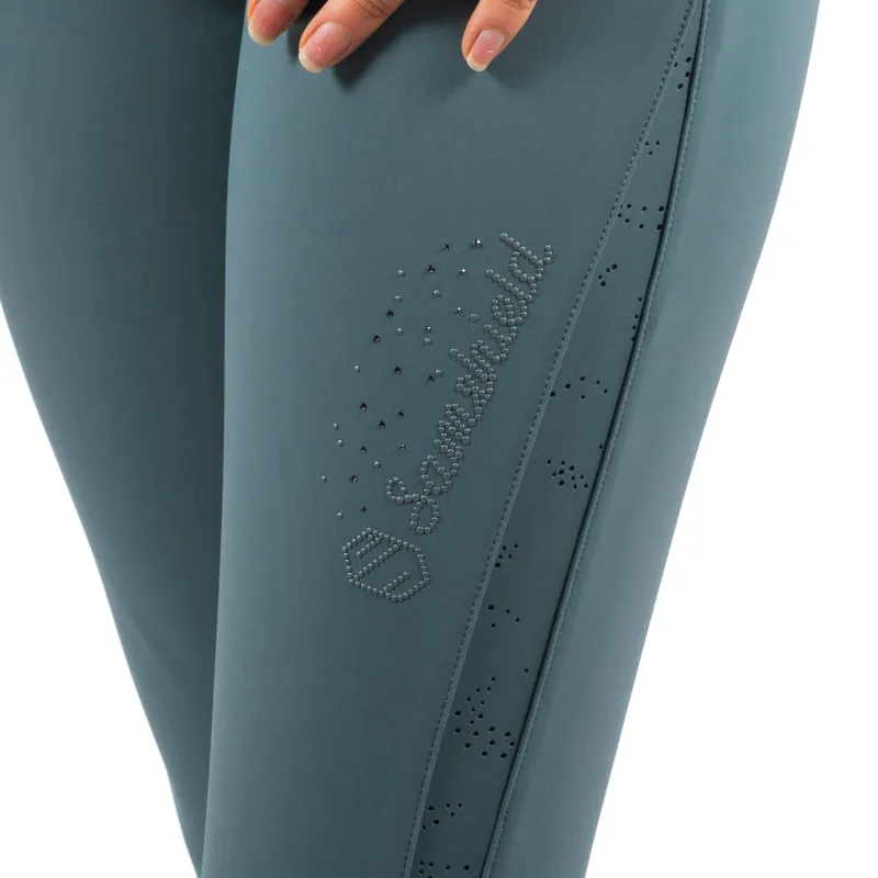 Samshield Sandra Knee Grip Ladies Breeches - Steel Grey-2