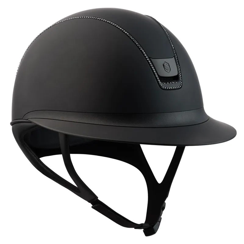 Samshield Miss Shield Shadowmatt 2.0 300 Crystal Riding Hat - Black