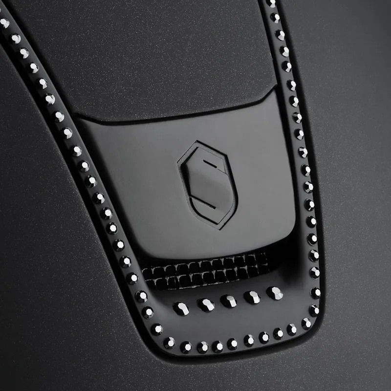 Samshield Miss Shield Shadowmatt 2.0 300 Crystal Riding Hat - Black-2