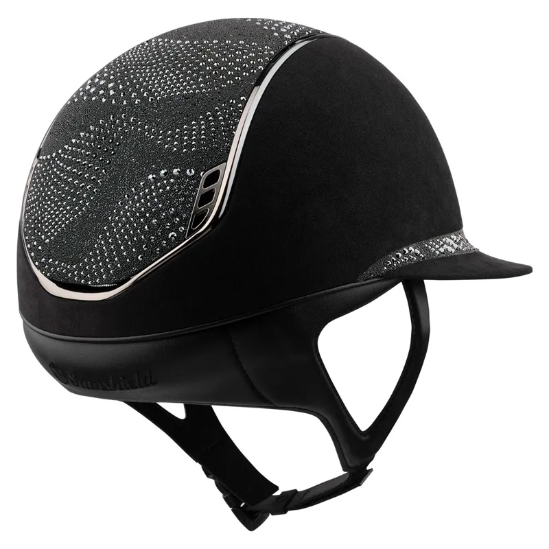 Samshield Miss Shield Premium 2.0 Crystal Intarsia Hat - Black-1