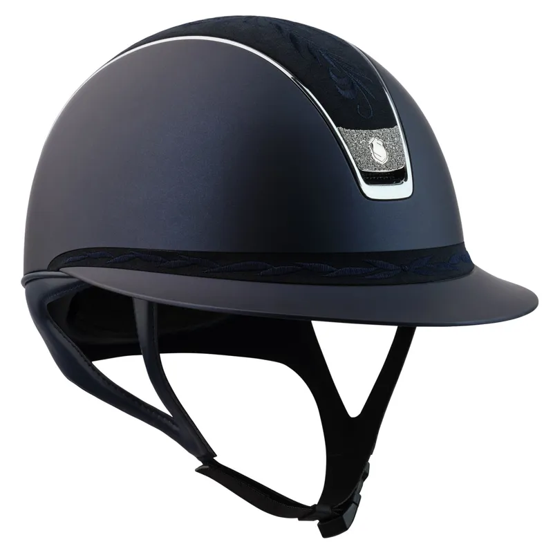 Samshield Miss Shield Shadowmatt 2.0 Flower Embroidery Hat - Blue