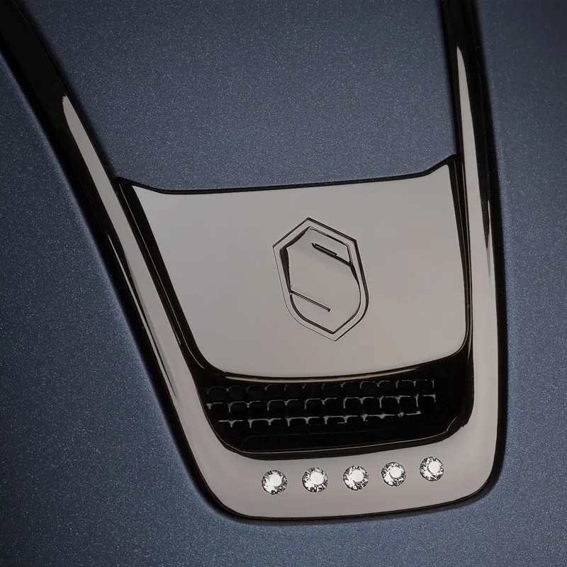 Samshield Shadowmatt 2.0 Standard 5 Crystals Riding Hat - Blue-2