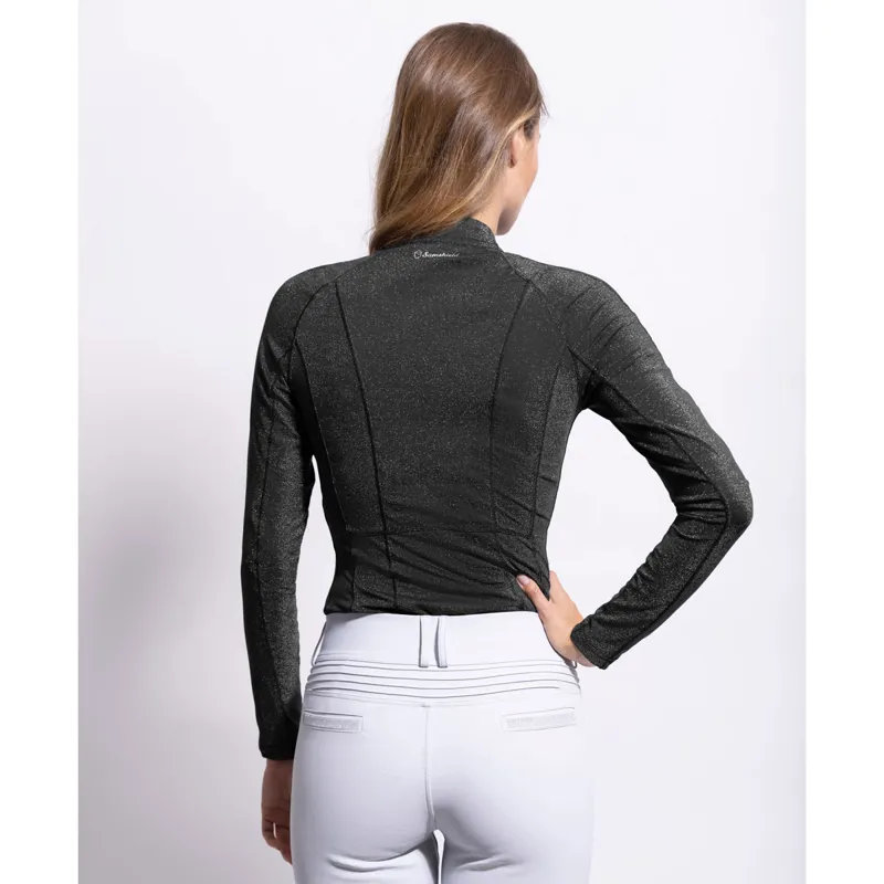 Samshield Ava Ladies Training Top - Black Lurex-1